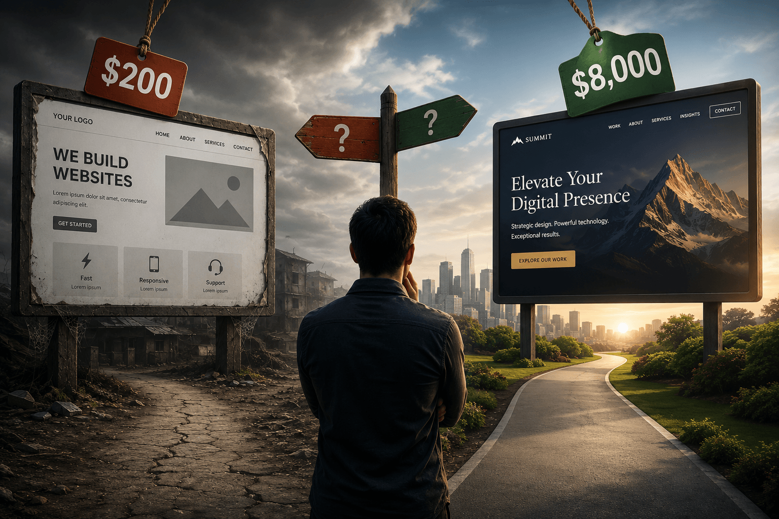 Why Your $199 Website Quote Isn't Actually Cheap (And Your $8,000 One Isn't Either)