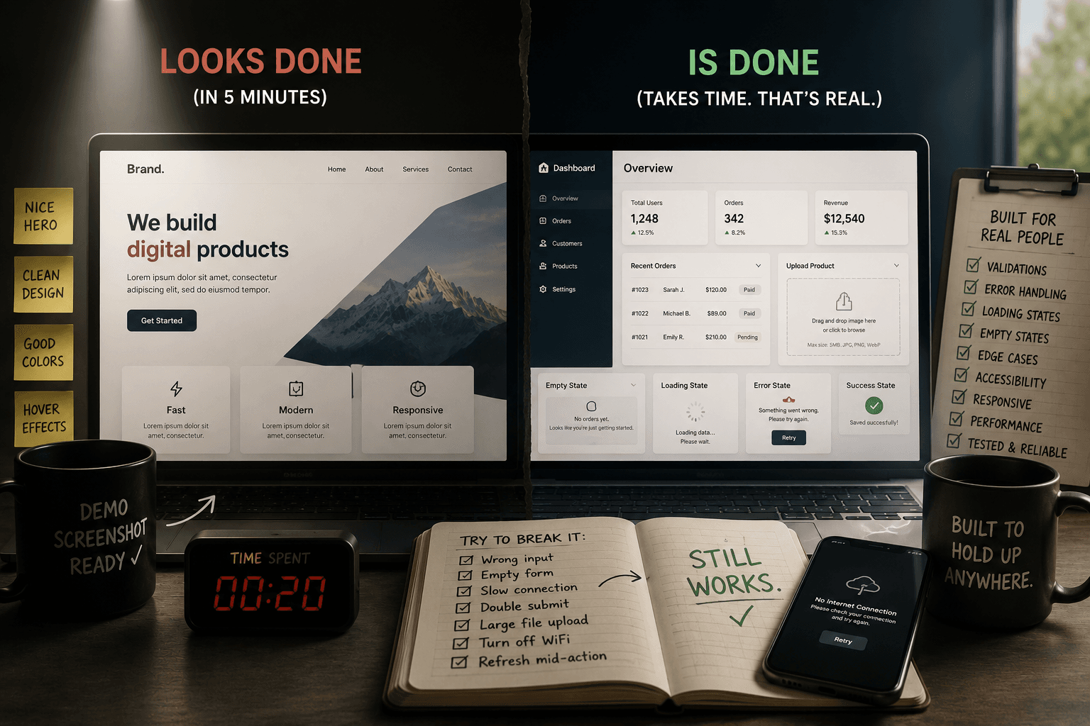 The Difference Between a Website That Looks Done and One That Is Done